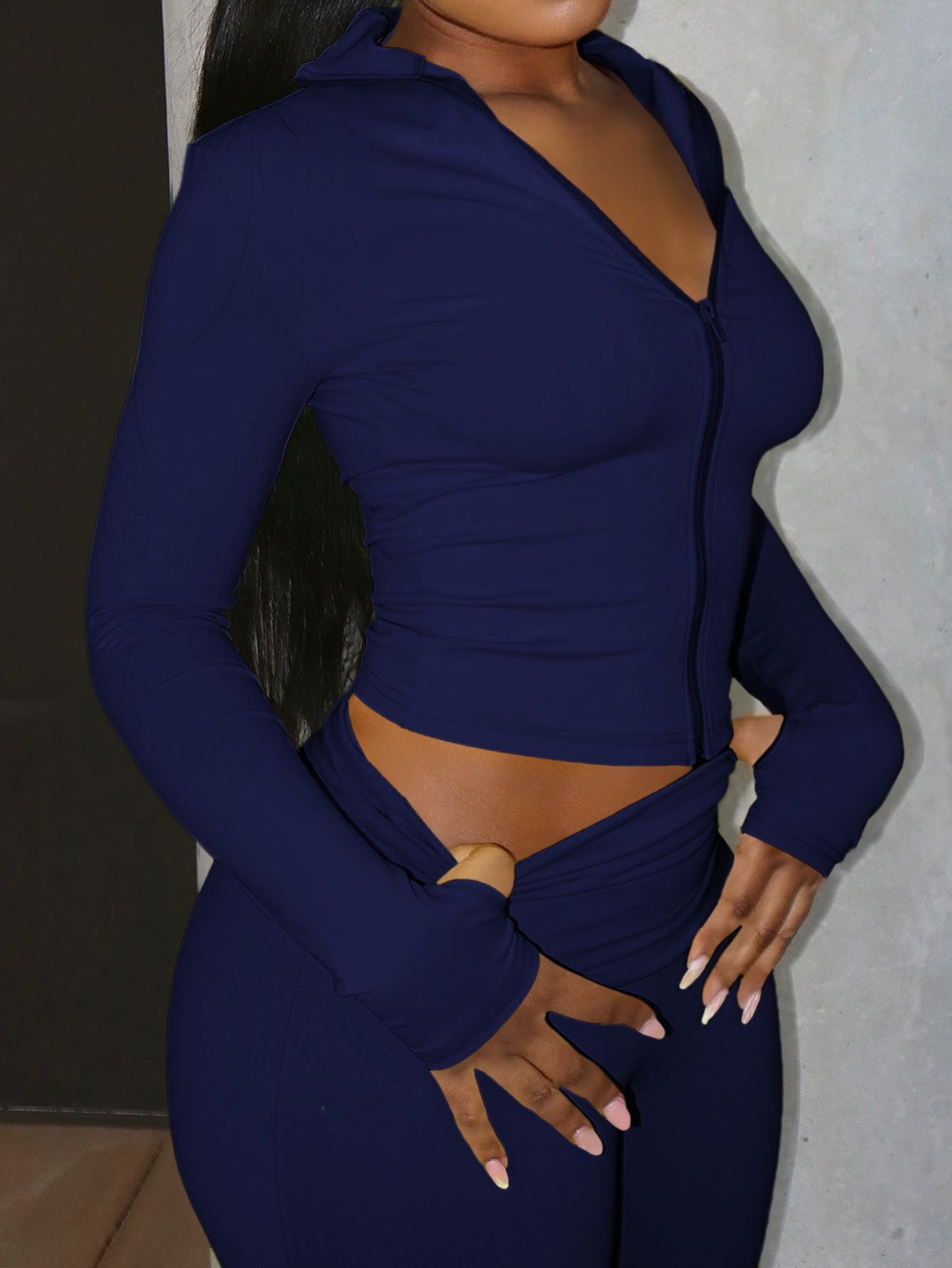 Yoga Sports Jacket And Tight-fitting Pants Two-piece Set